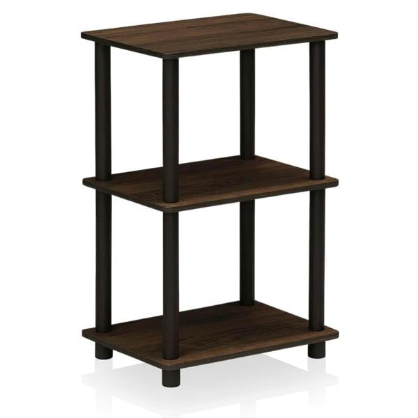 WALPLUS /BR Turn-N-Tube 2 Space Shelf, Walnut/Brown perfect for organized storage and display - 16101WN