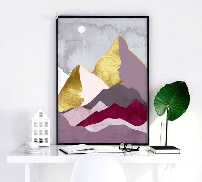 Wall prints living room | set of 3 Scandinavian wall art