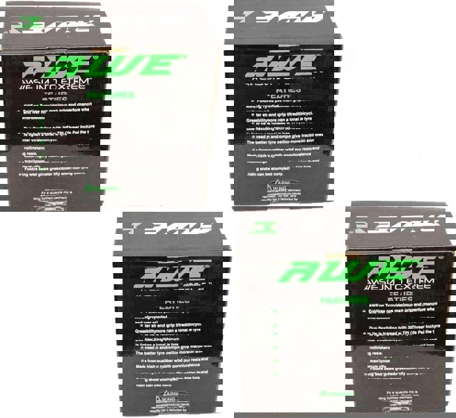 Awe 2 x AWERide Folding Tyres 26 x 1.95 cm MTB and 2 x AWE Inner Tubes 26" x 1.75-2.125 Schrader Valve