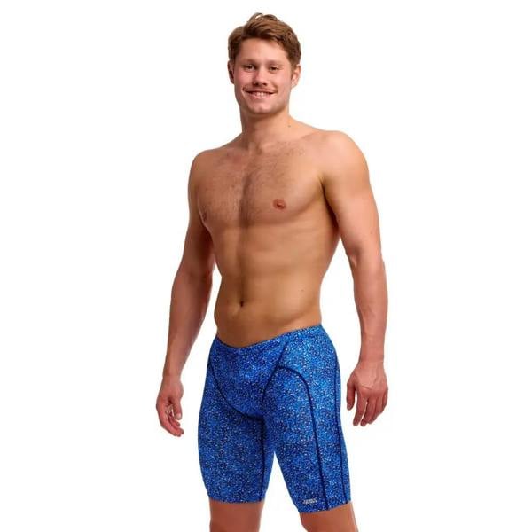 Funky Trunks Pebbles Swim Training Jammer - Blue