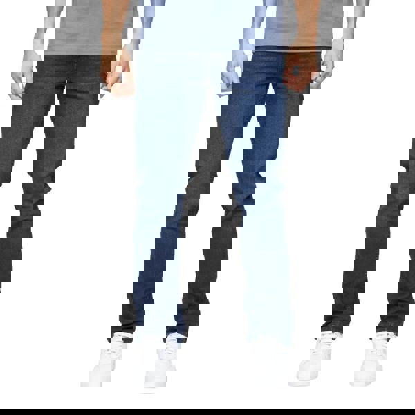 Crosshatch Mens Malcom Slim Jeans - Dark Blue - 