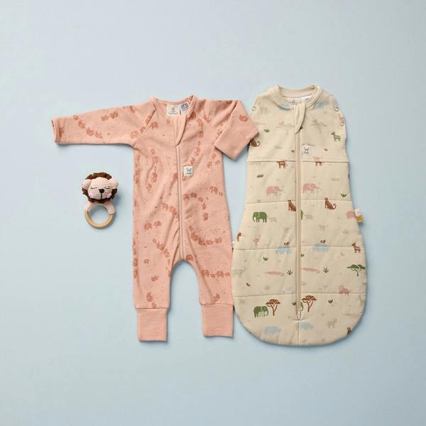 Organic Winter Cocoon Swaddle Sleeping Bag - Savannah - 2.5 TOG
