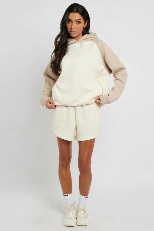 Urban Bliss Colour Block Graphic Hoodie