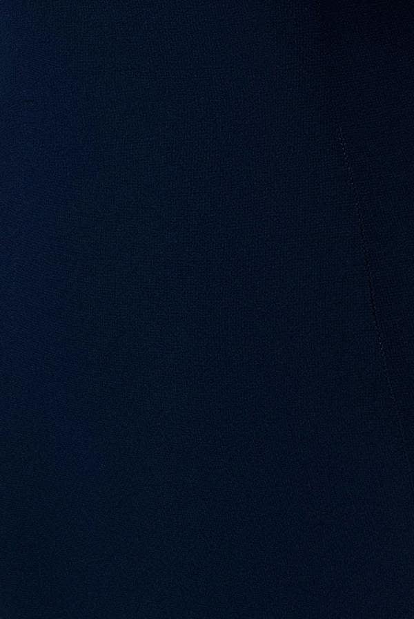 Multiway Cape Chiffon With Embellished Trim Maxi Dress - Navy Blue DR4924