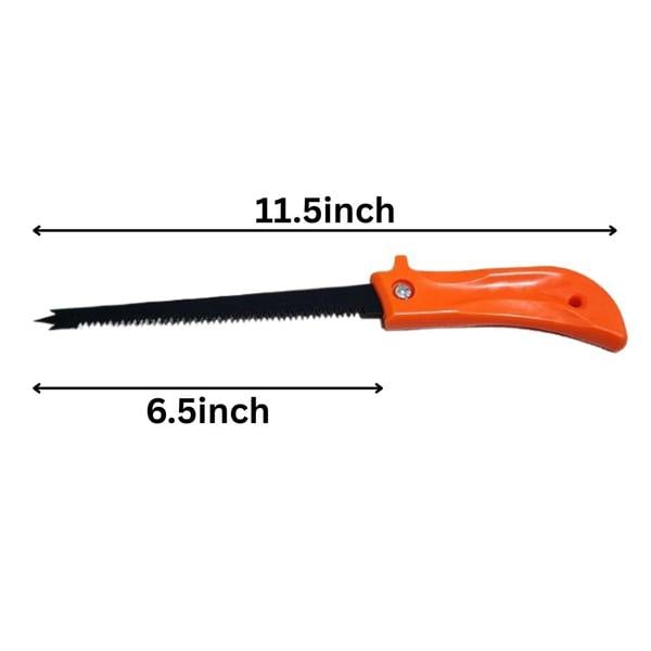 HAAY TOOLS Jab Saw for Plasterboard – 6.5" Drywall Saw, 9 TPI Wood Cutting Saw, Electricians Tool, Coping Saw, Insulation Knife
