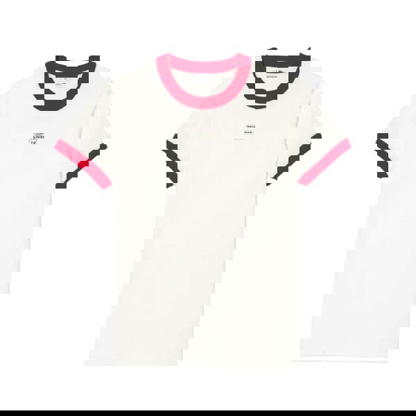 Lacoste Womens/Ladies Cotton Slim Tennis T-Shirt - White/Red