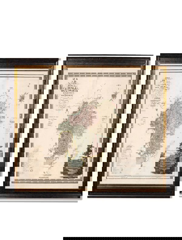 Exceptional Art c.1830 County Maps of England