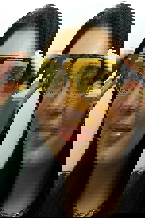 INVU Sunglasses E2700 D Matte Black High Yellow