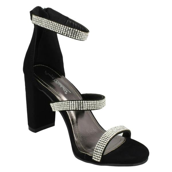 Anne Michelle Ladies Anne Michelle Diamante Strappy Sandals