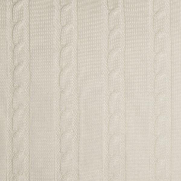 Serran London Off-White 100% Wool Knit Cushion