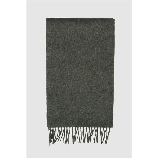 Alexandre Silver Alexandre Olive Merino Wool Scarf