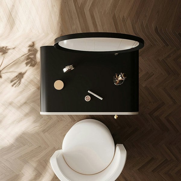 Suzuki Small Dressing Table With Mirror, Slimline Dressing Table-Weilai Concept-Weilai Concept