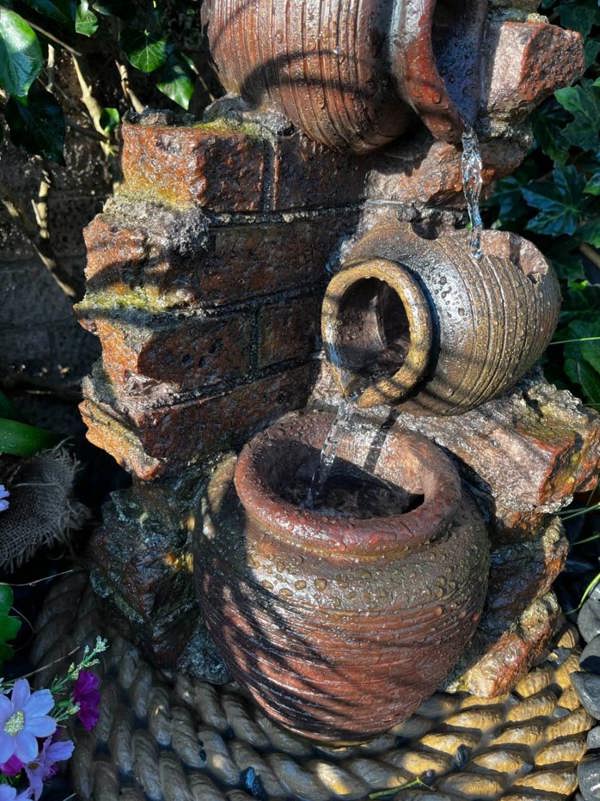 Tranquillity Water Features Compact Moroccan Pots Traditional Water Feature