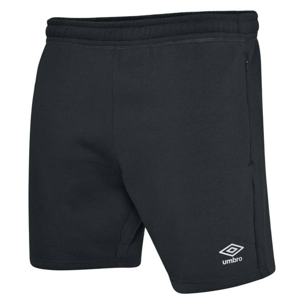 Umbro Mens Club Leisure Shorts - Black/White