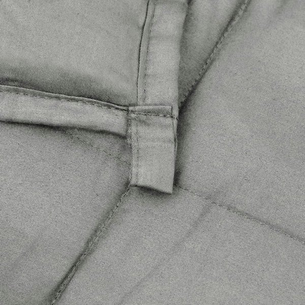 Berkfield Weighted Blanket Grey 200x220 cm 9 kg Fabric