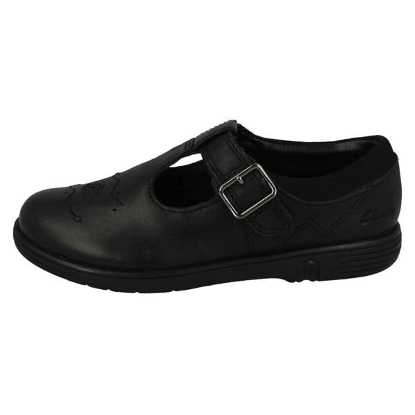 Clarks Girls Clarks T-Bar School Shoes Jazzy Tap K
