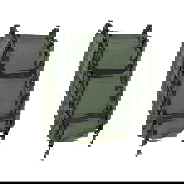 Adjustable Fleece Camping & Fishing Bedchair - Built-In Pillow & Levelling Feet - LoopsDirect