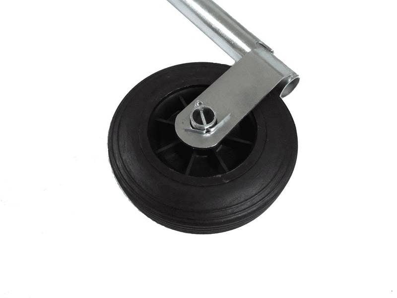 Heavy Duty Caravan Jockey Wheel 34MM (Lightweight Plastic Rim Trailer Wind Up)