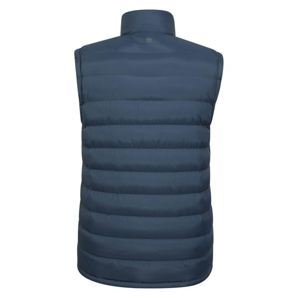 Mountain Warehouse Mens Seasons Faux Fur Lined Padded Gilet - Navy