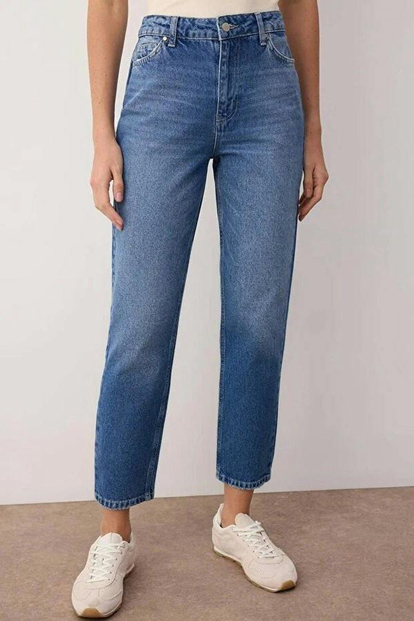 WOVCOR High Waist Mom Jeans