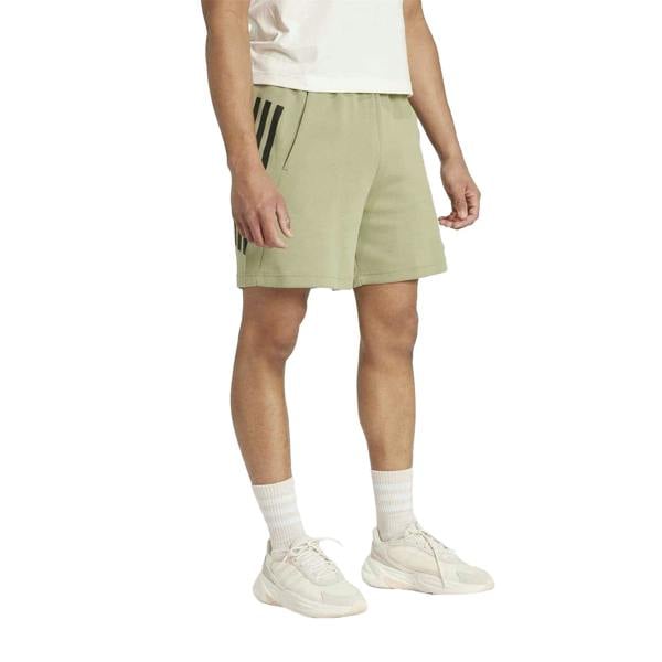 Adidas Mens Future Icons 3 Stripes Shorts - Green - 