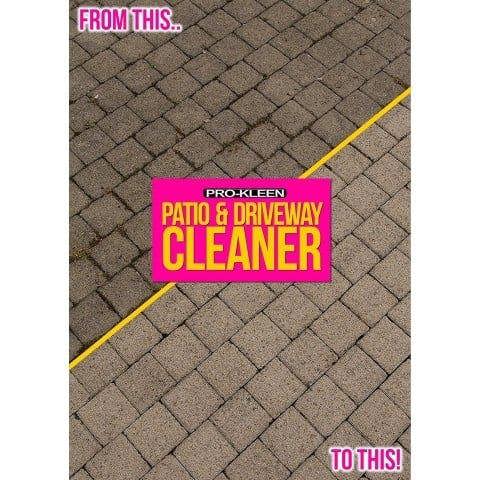 ProKleen Pro-Kleen Patio & Driveway Cleaner (5L) - Removes Stains, Dirt and Grime