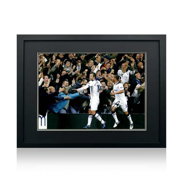 Rafael van der Vaart Signed Tottenham Hotspur Image Deluxe Mount Frame