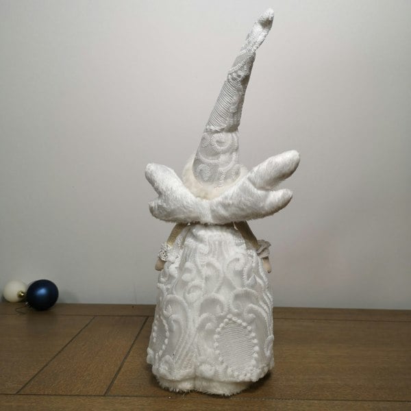 Samuel Alexander 35cm Premier Christmas Tree Top Angel Decoration in White