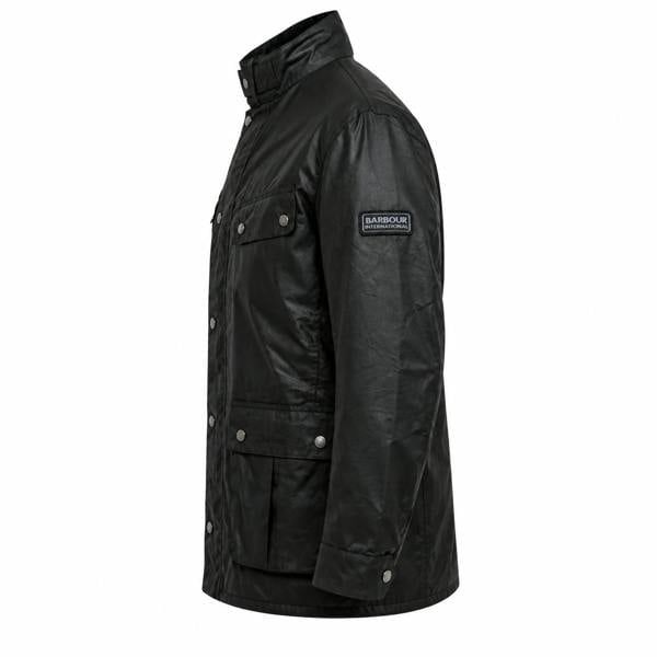 Barbour International Duke Wax Jacket Black