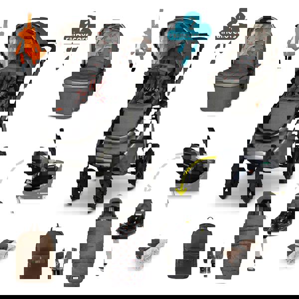 Cosatto Wow 3 Rotate & Recline Cozy Bundle Foxling