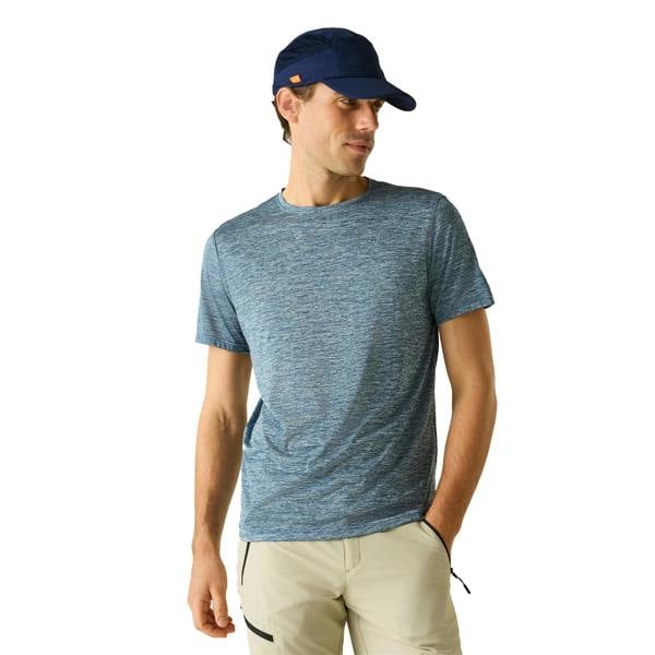 Regatta Mens Fingal Edition Marl T-Shirt - China Blue - 