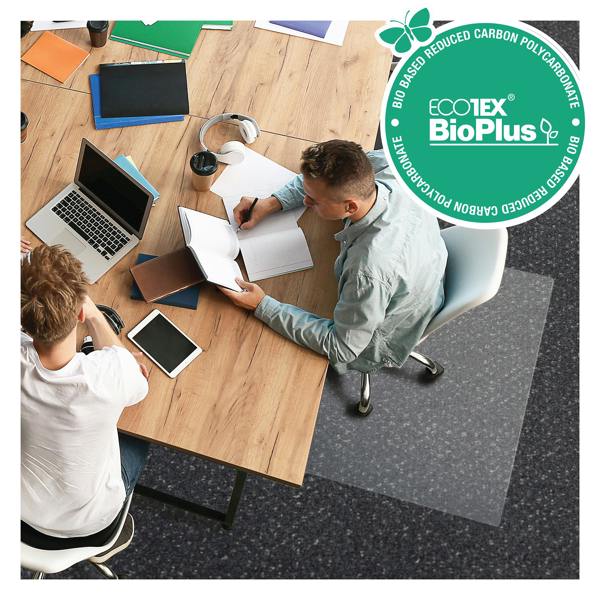Floortex Ecotex® BioPlus Rectangular Polycarbonate Chair Mat