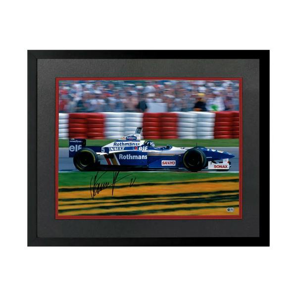 Damon Hill Signed 16x12 Image Deluxe Mount Frame (ACG Cert)