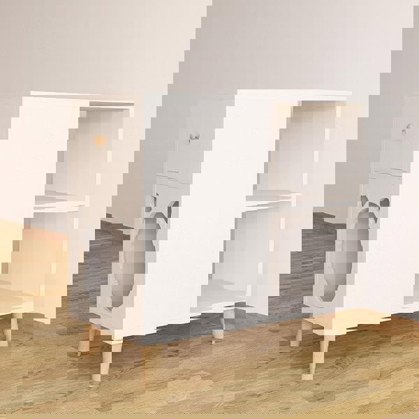 Casali Side Table With Pet House-Weilai Concept-Weilai Concept