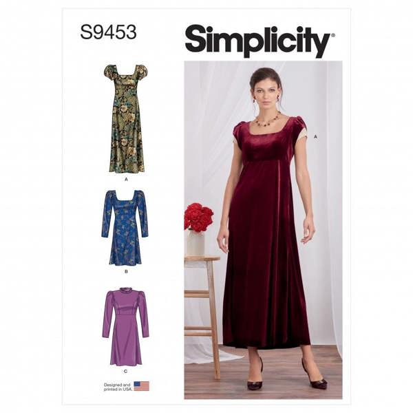 Simplicity Sewing Pattern 9453, Dresses for Women, H5 (6-8-10-12-14) - Intermediate