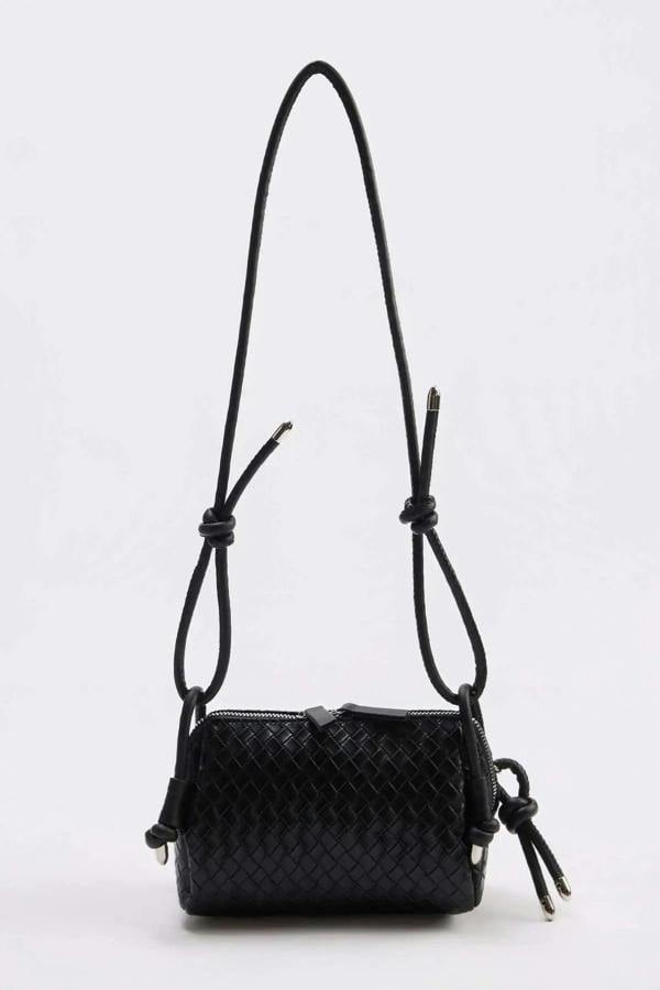 Woven Mini Shoulder Bag