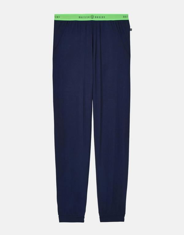 British Boxers Men's Bamboo Pyjama Set - Electric Lime