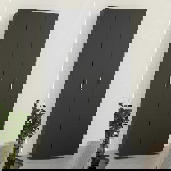 Furniture To Go Pepe Wardrobe with 3 doors in Black