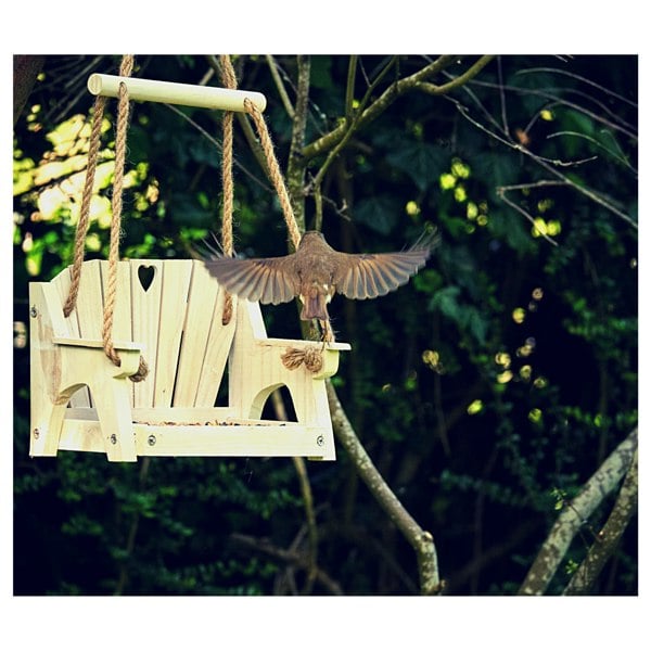 smartbies White Bird Swing Seat Feeder