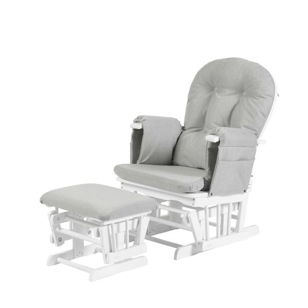Kub Haywood Reclining Nursing Chair and Footstool