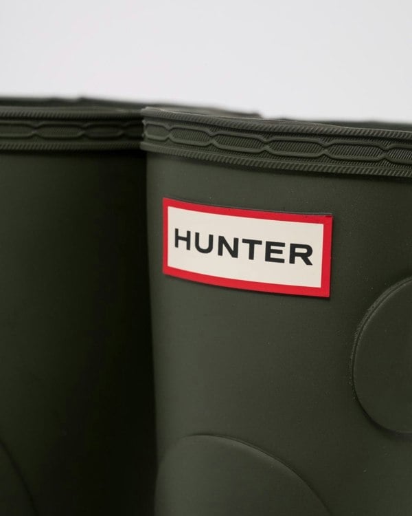 Hunter Original Short Womens Wellies - Dark Olive