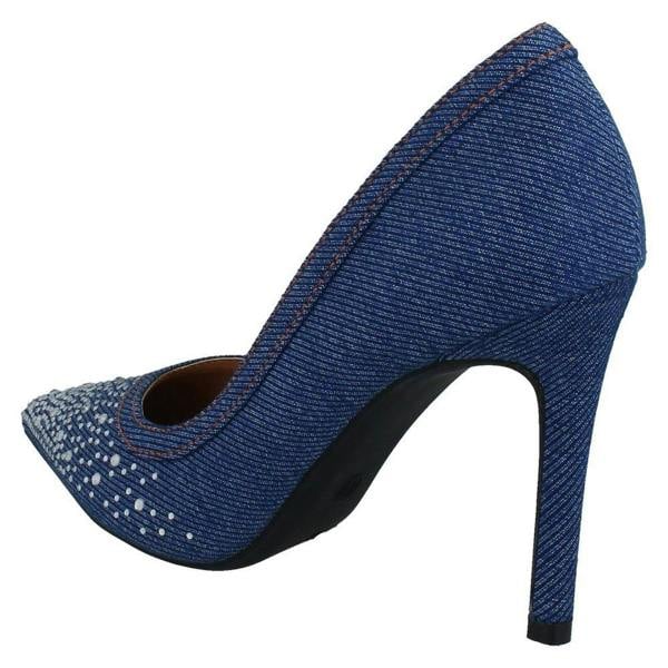 Anne Michelle Ladies Anne Michelle Diamante High Heel Shoes F90120