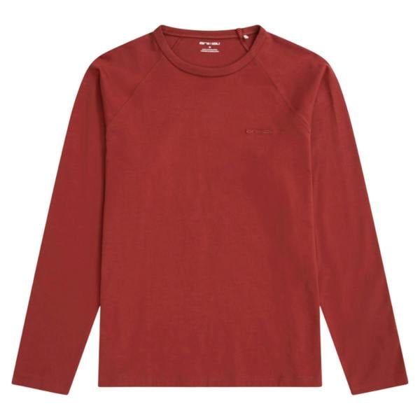 Animal Mens Otis Long-Sleeved T-Shirt - Rust