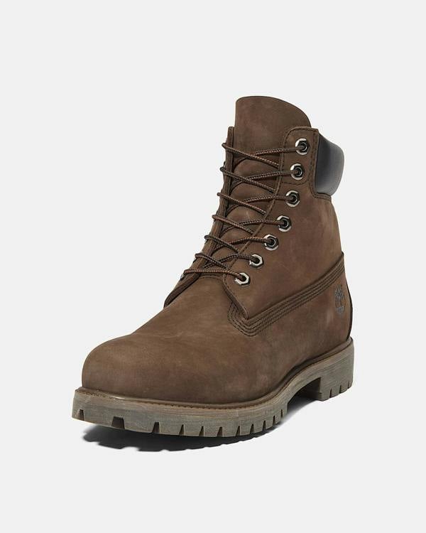 Timberland 6 Inch Premium Mens Waterproof Boots - Brown - CHO - Designer Mens Boots