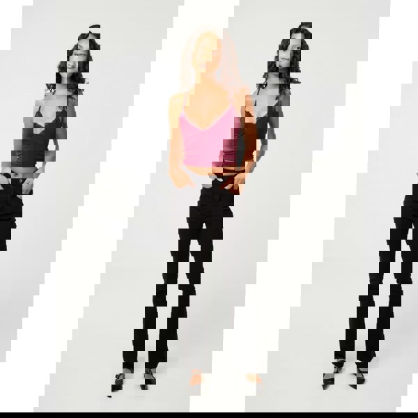 Pink Vanilla Lace Trim Cami Top