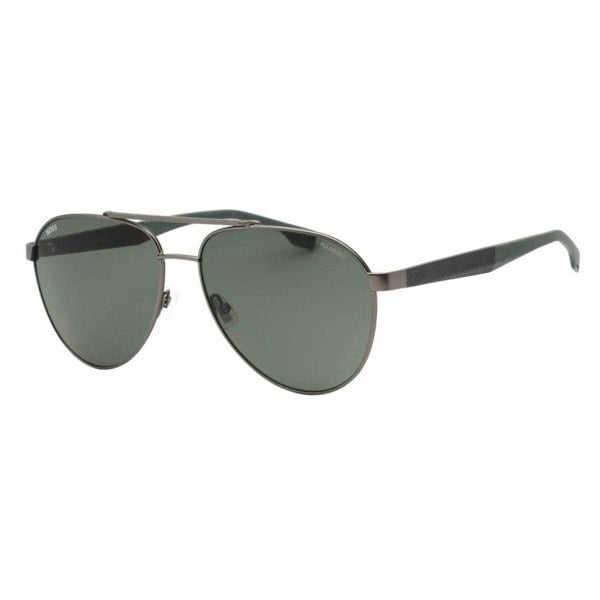 Hugo Boss Mens Matte Sunglasses - Dark Ruthenium