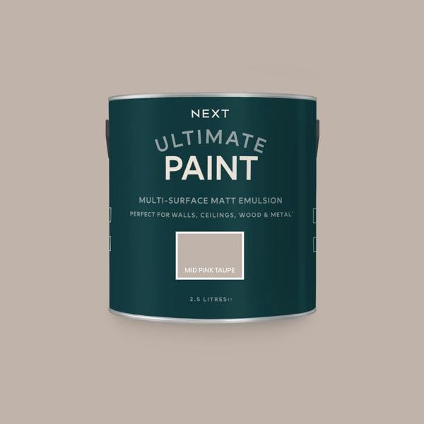 Next Mid Pink Taupe Mixed To Order Ultimate Paint 2.5L