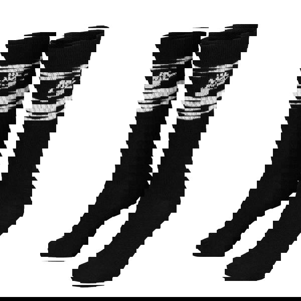Nike Unisex Adult Sportswear Essential Everyday Crew Socks (Pack of 3) - Black/White - 