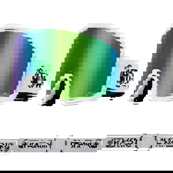 Dragon DX3 OTG - White with Lumalens Green Ionized Lens