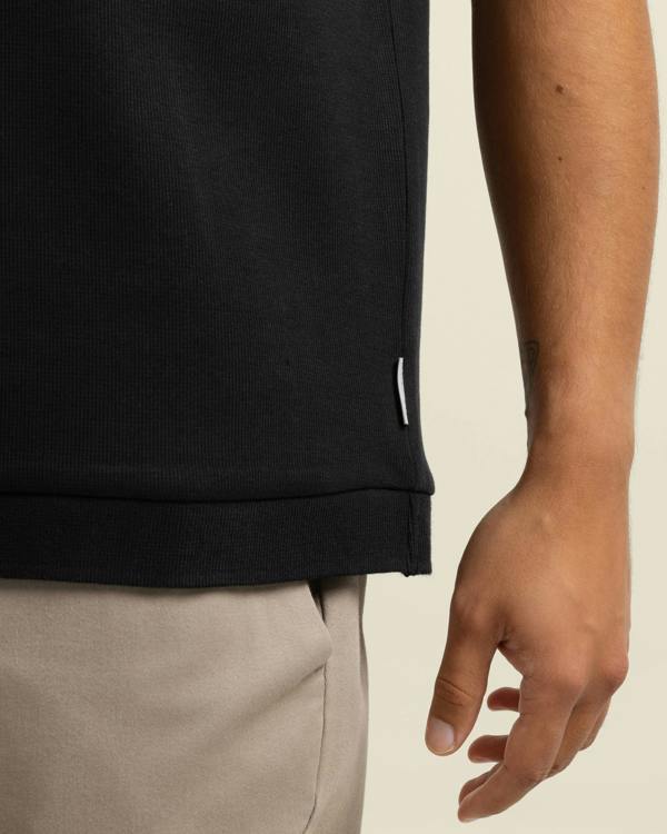 Larsson & Co Gaia - Ribbed Knit Heavy T-Shirt